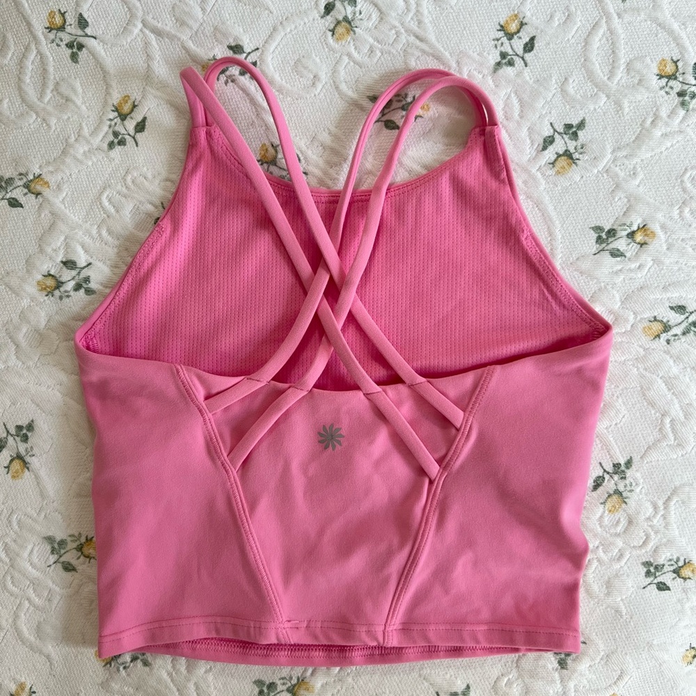 Athleta Girl Pink Sports Bra